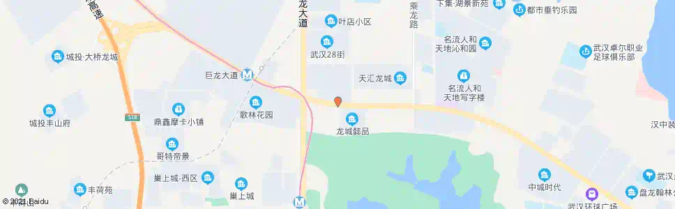 武汉川龙大道叶店_公交站地图_武汉公交_妙搜公交查询2025