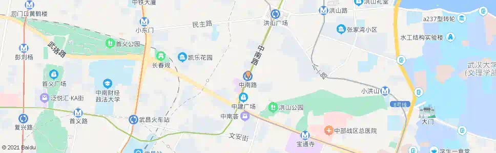 武汉中南路站_公交站地图_武汉公交_妙搜公交查询2025