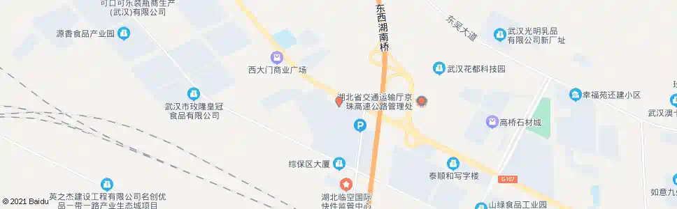 武汉东西湖大道食品工业加工区_公交站地图_武汉公交_妙搜公交查询2025
