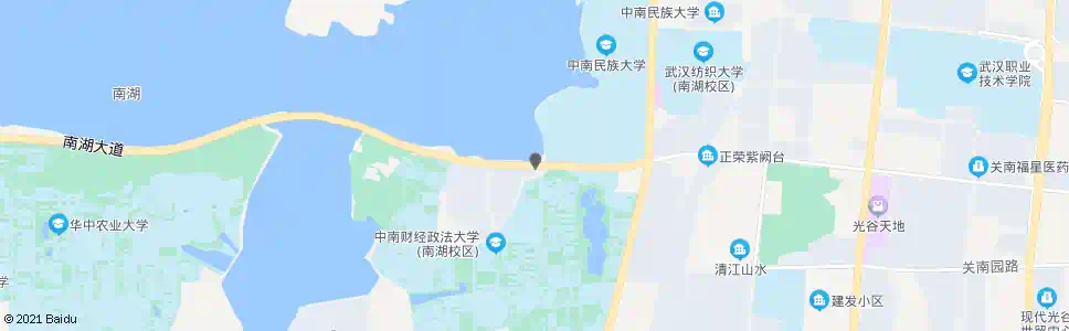 武汉南湖大道茶山刘_公交站地图_武汉公交_妙搜公交查询2025