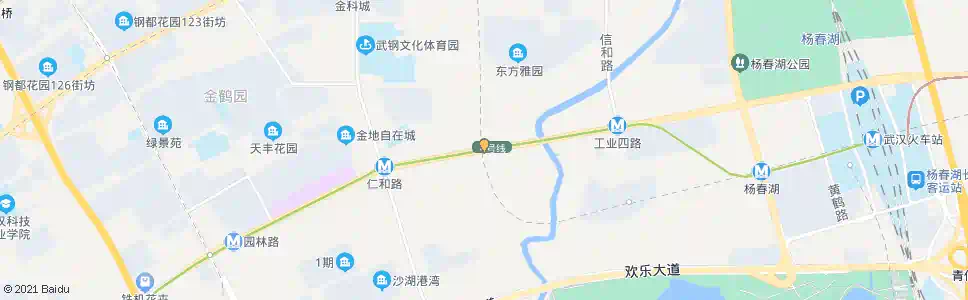 武汉团结大道礼和路_公交站地图_武汉公交_妙搜公交查询2025