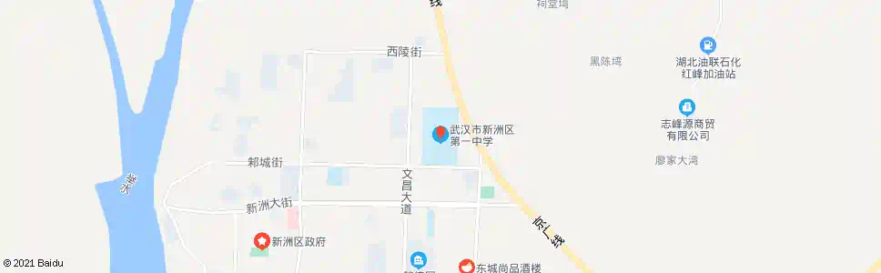 武汉邾城街新洲一中_公交站地图_武汉公交_妙搜公交查询2025