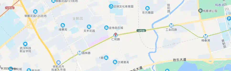 武汉仁和路站_公交站地图_武汉公交_妙搜公交查询2025