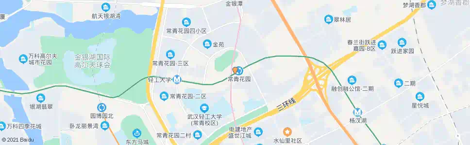 武汉常青花园站_公交站地图_武汉公交_妙搜公交查询2025