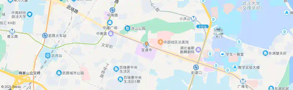 武汉宝通寺站_公交站地图_武汉公交_妙搜公交查询2025