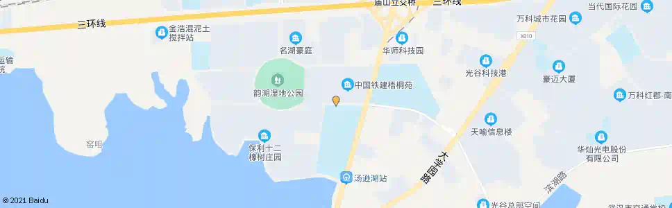 武汉汤逊湖北路江夏大道_公交站地图_武汉公交_妙搜公交查询2025