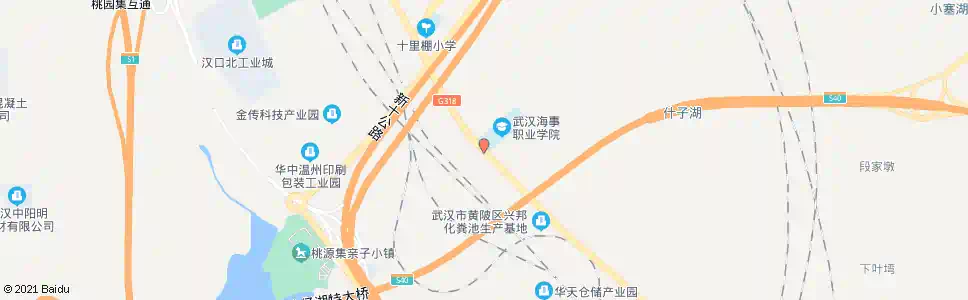 武汉318国道海事学院_公交站地图_武汉公交_妙搜公交查询2025
