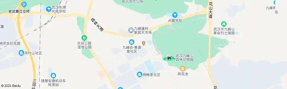 武汉百合路光谷四路口_公交站地图_武汉公交_妙搜公交查询2025