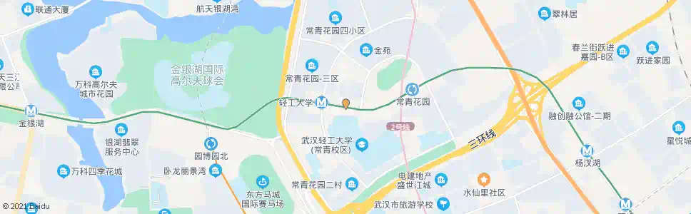 武汉花园中路公园环路口_公交站地图_武汉公交_妙搜公交查询2025