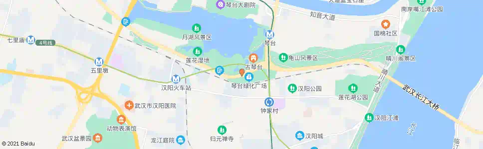 武汉汉阳古琴台_公交站地图_武汉公交_妙搜公交查询2025