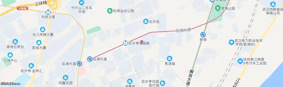 武汉安居路新湖村_公交站地图_武汉公交_妙搜公交查询2025