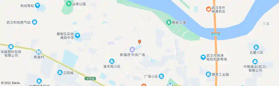 武汉茂林街新福社区_公交站地图_武汉公交_妙搜公交查询2025