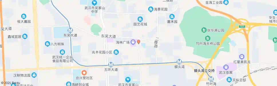 武汉三秀路东吴大道口_公交站地图_武汉公交_妙搜公交查询2025