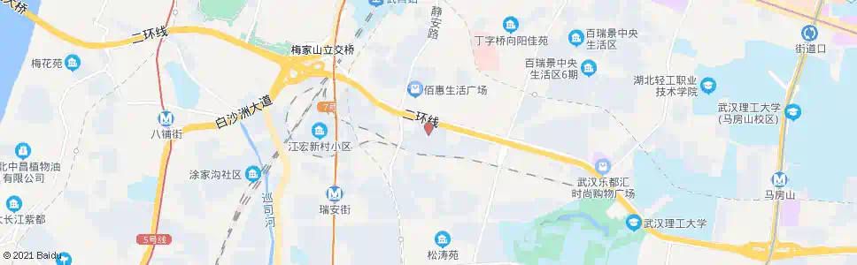 武汉雄楚大道晒湖小区_公交站地图_武汉公交_妙搜公交查询2025