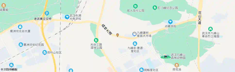 武汉森林大道石门峰公园_公交站地图_武汉公交_妙搜公交查询2025