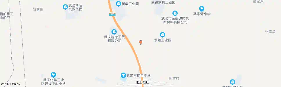 武汉化工大道前锋村_公交站地图_武汉公交_妙搜公交查询2025
