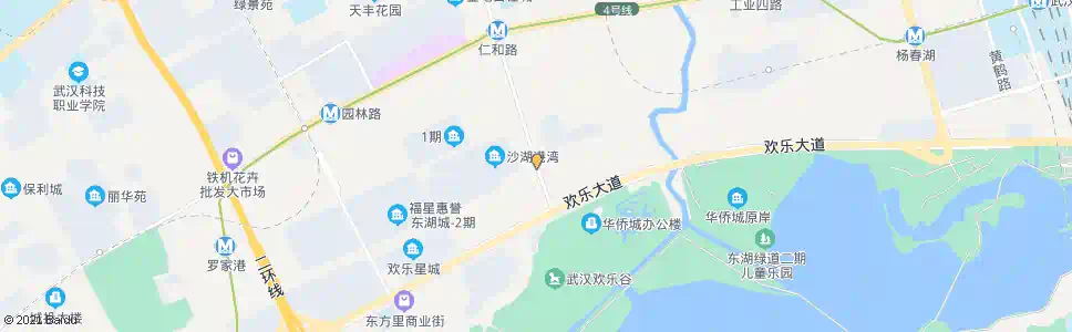 武汉仁和路欢乐大道口_公交站地图_武汉公交_妙搜公交查询2025