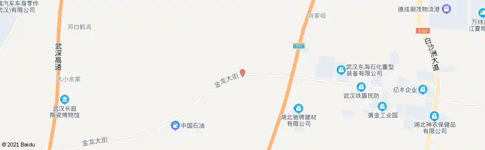 武汉金龙大街魏家岭_公交站地图_武汉公交_妙搜公交查询2025
