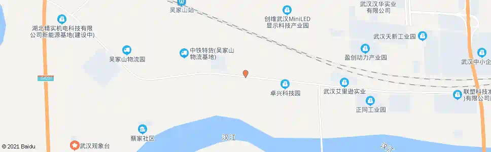 武汉惠安大道毛家台_公交站地图_武汉公交_妙搜公交查询2025