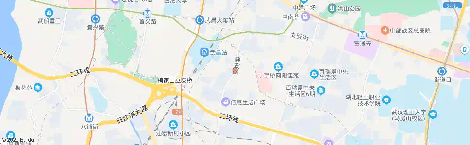 武汉静安路城市公园_公交站地图_武汉公交_妙搜公交查询2025