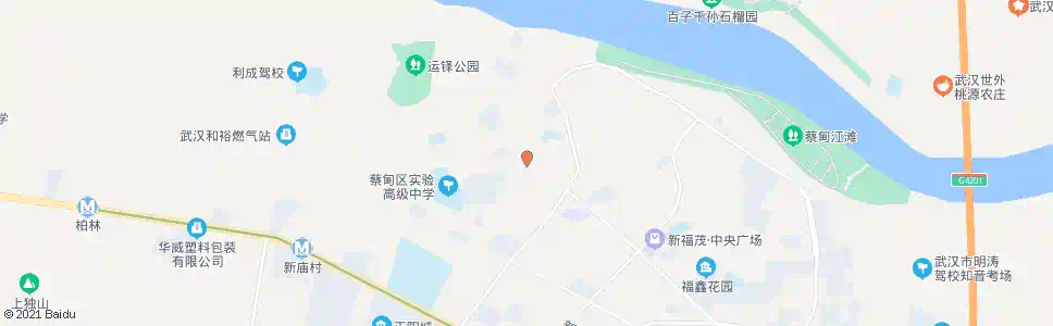 武汉汉阳大街蔡甸三小_公交站地图_武汉公交_妙搜公交查询2025