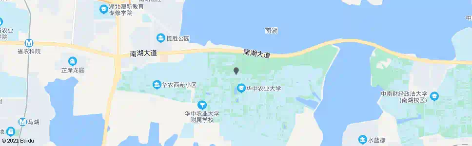 武汉梧桐路华农西南门_公交站地图_武汉公交_妙搜公交查询2025