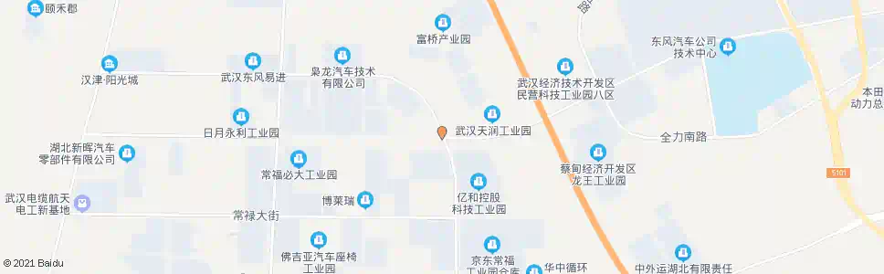 武汉福照路常福大道口_公交站地图_武汉公交_妙搜公交查询2025