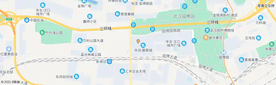 武汉城华路华润翡翠城_公交站地图_武汉公交_妙搜公交查询2025