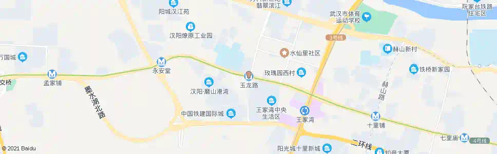 武汉玉龙路站_公交站地图_武汉公交_妙搜公交查询2025