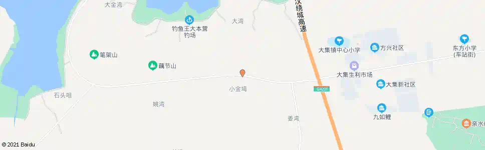 武汉天鹅湖大道小金湾_公交站地图_武汉公交_妙搜公交查询2025