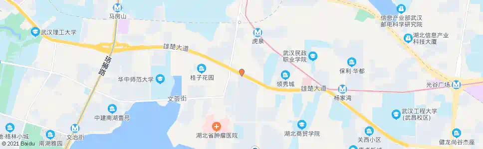 武汉雄楚大道brt卓刀泉南路站_公交站地图_武汉公交_妙搜公交查询2025
