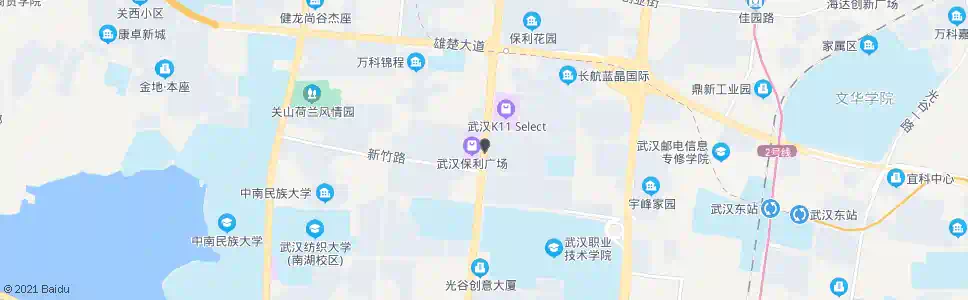武汉关山大道太阳城_公交站地图_武汉公交_妙搜公交查询2025