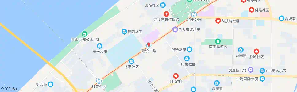 武汉临江大道建设二路_公交站地图_武汉公交_妙搜公交查询2025