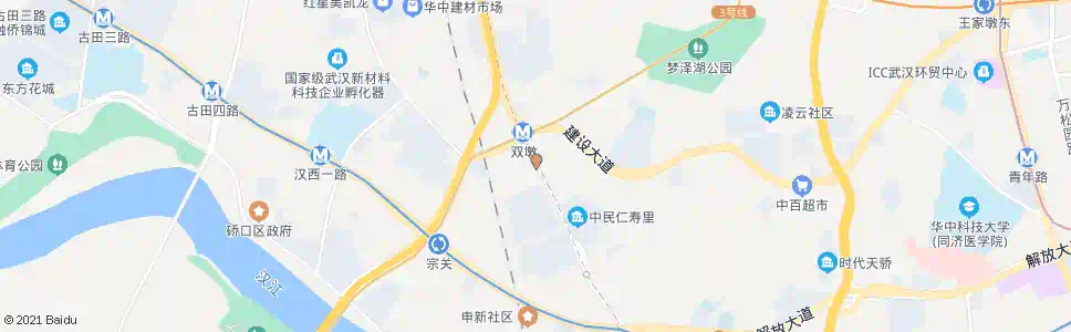 武汉汉西路汉西侧路_公交站地图_武汉公交_妙搜公交查询2025