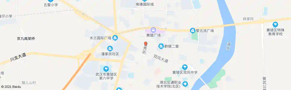 武汉百兴街锦秀道口_公交站地图_武汉公交_妙搜公交查询2025