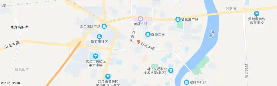 武汉双凤大道武商量贩_公交站地图_武汉公交_妙搜公交查询2025