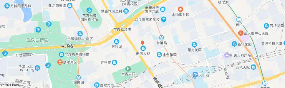 武汉常青五路新湾一路_公交站地图_武汉公交_妙搜公交查询2025