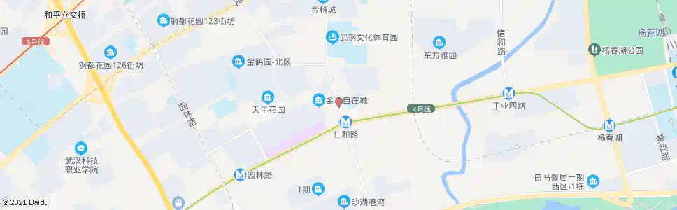武汉仁和路团结大道_公交站地图_武汉公交_妙搜公交查询2025