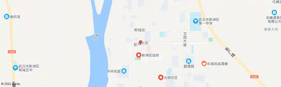 武汉新洲大街区公安局_公交站地图_武汉公交_妙搜公交查询2025
