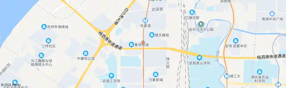 武汉烽胜路复地悦城_公交站地图_武汉公交_妙搜公交查询2025