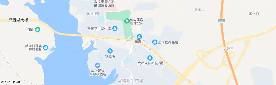 武汉花城大道春和路_公交站地图_武汉公交_妙搜公交查询2025