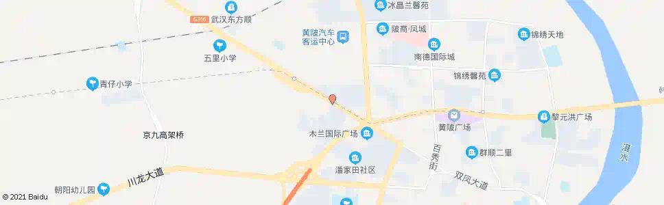 武汉双凤大道钱岗路口_公交站地图_武汉公交_妙搜公交查询2025