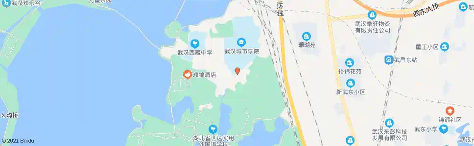 武汉落雁路郑家湾_公交站地图_武汉公交_妙搜公交查询2025
