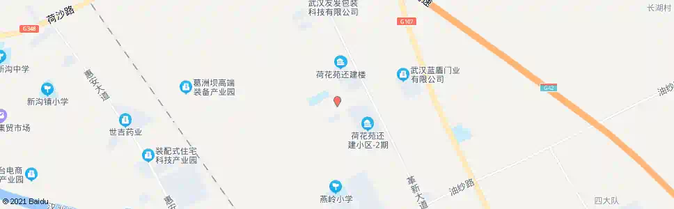武汉荷花路荷包湖农场_公交站地图_武汉公交_妙搜公交查询2025