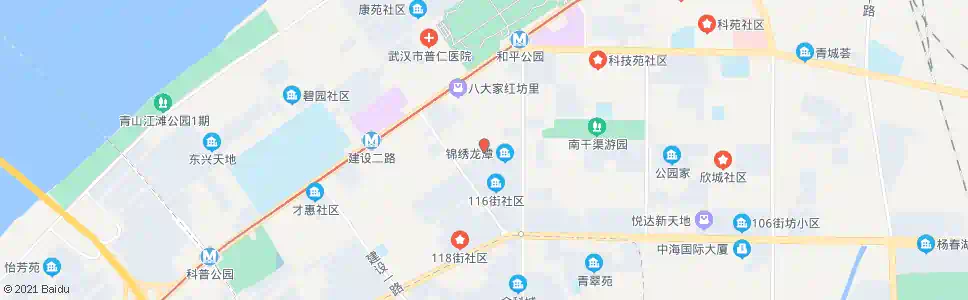 武汉朝阳街116街_公交站地图_武汉公交_妙搜公交查询2025