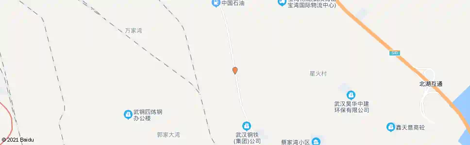 武汉白玉路邹彭湾_公交站地图_武汉公交_妙搜公交查询2025