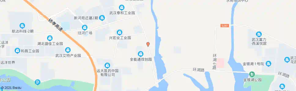 武汉银柏路环湖中路_公交站地图_武汉公交_妙搜公交查询2025
