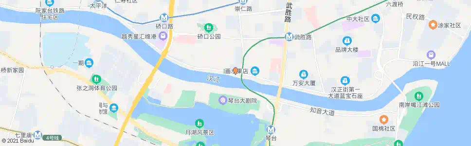 武汉沿河大道崇仁路_公交站地图_武汉公交_妙搜公交查询2025
