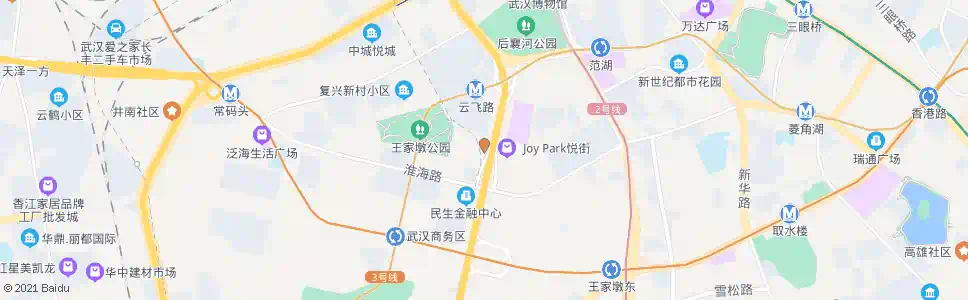 武汉云霞路樱海园_公交站地图_武汉公交_妙搜公交查询2025