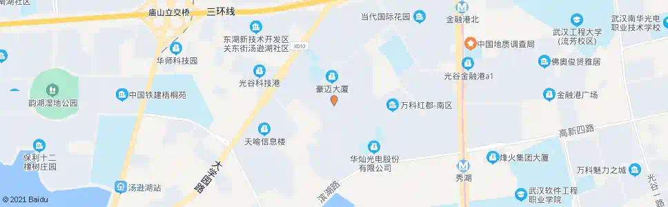 武汉武大园路武大园二路_公交站地图_武汉公交_妙搜公交查询2025